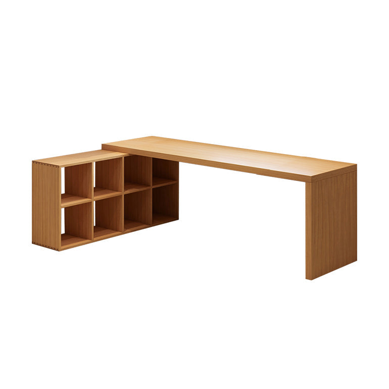 Modern Solid Wood Office Desk L-Shape Writing Desk for Office 71"L x 55"W x 30"H Clearhalo 'furn' 'furn_office_desk' 'Furniture' 'Office Desks' 'Office Furniture' 'office_desk' 6817635
