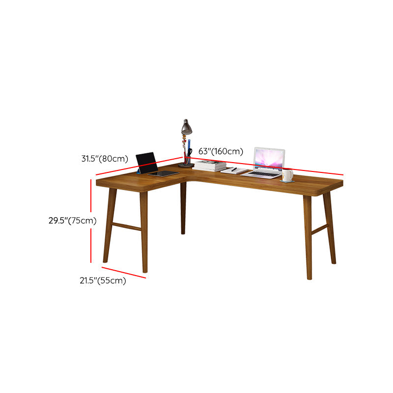 Contemporary Pine Office Desk L-Shape Writing Desk for Bedroom Clearhalo 'furn' 'furn_office_desk' 'Furniture' 'Office Desks' 'Office Furniture' 'office_desk' 6817723
