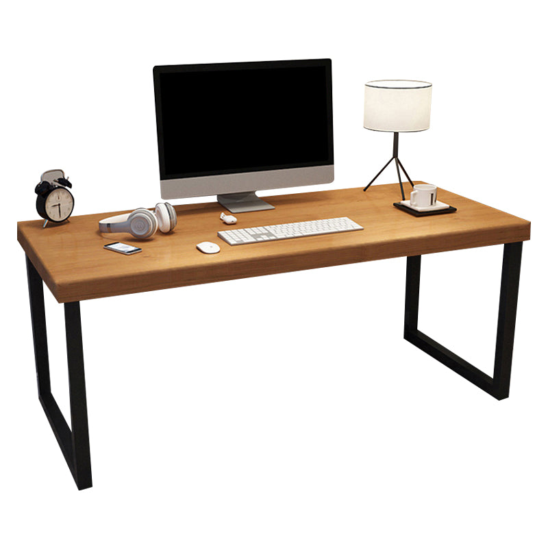 Bureau d'ordinateur en bois de forme rectangulaire Brown Writing Desk pour la maison