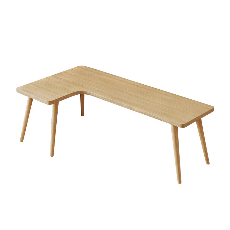 Modern Solid Wood Writing Desk L-Shape Office Desk for Office Left Hand Return Clearhalo 'furn' 'furn_office_desk' 'Furniture' 'Office Desks' 'Office Furniture' 'office_desk' 6817776