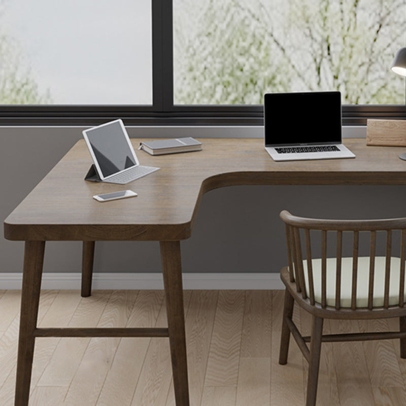 Industrial Massivholz Office Desk L-Shape Writes Desk für Schlafzimmer