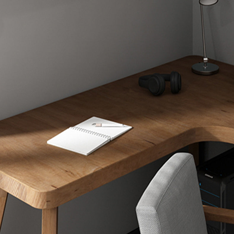 Contemporary Pine Writing Desk L-Shape Office Desk for Office Clearhalo 'furn' 'furn_office_desk' 'Furniture' 'Office Desks' 'Office Furniture' 'office_desk' 6817913