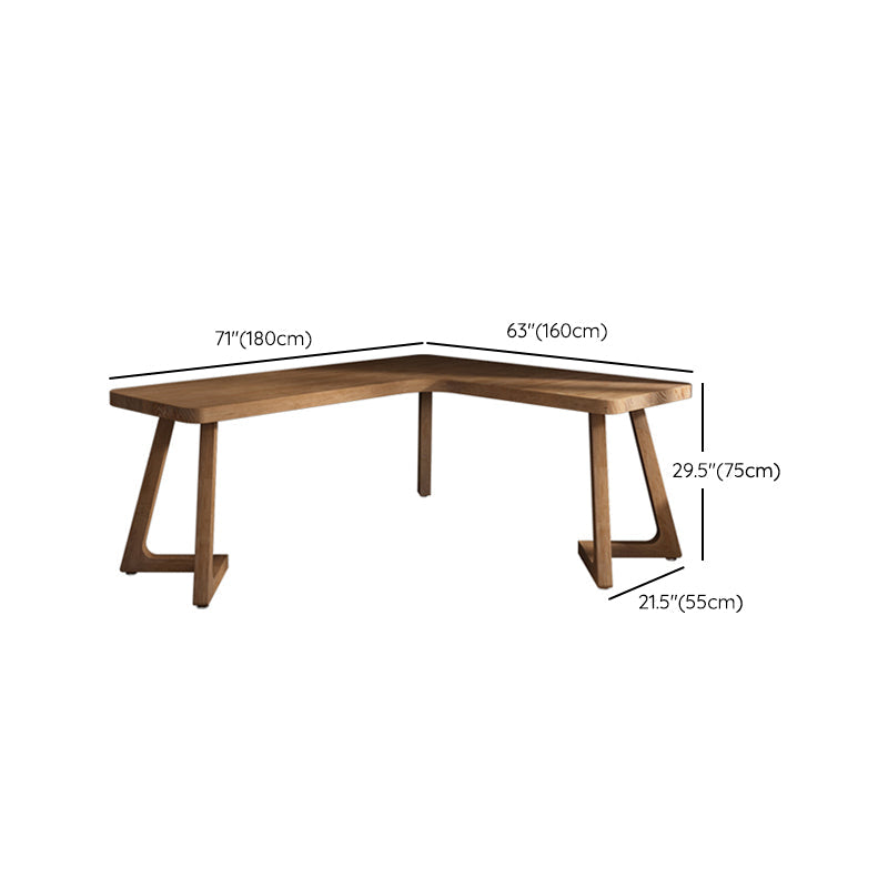 Contemporary Pine Writing Desk L-Shape Office Desk for Office Clearhalo 'furn' 'furn_office_desk' 'Furniture' 'Office Desks' 'Office Furniture' 'office_desk' 6817925