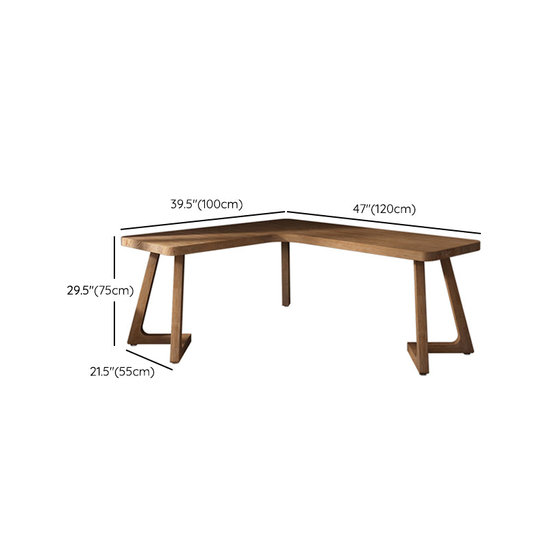 Contemporary Pine Writing Desk L-Shape Office Desk for Office Clearhalo 'furn' 'furn_office_desk' 'Furniture' 'Office Desks' 'Office Furniture' 'office_desk' 6817934