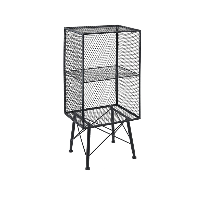 Metal Closed Back Bookshelf Standard Shelves Included Bookcase