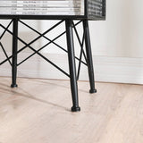 Metal Closed Back Bookshelf Standard Shelves Included Bookcase