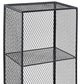 Metal Closed Back Bookshelf Standard Shelves Included Bookcase