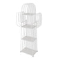 Metal Closed Back Bookshelf Modern Standard Bookcase with Shelves White Clearhalo 'Bookcases' 'furn' 'furn_bookcases' 'Furniture' 'Office Furniture' 6821309