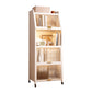 Metal Closed Back Standard Bookshelf Shelves Included Bookcase 15.7"L x 13.8"W x 57.9"H White Clearhalo 'Bookcases' 'furn' 'furn_bookcases' 'Furniture' 'Office Furniture' 6821428