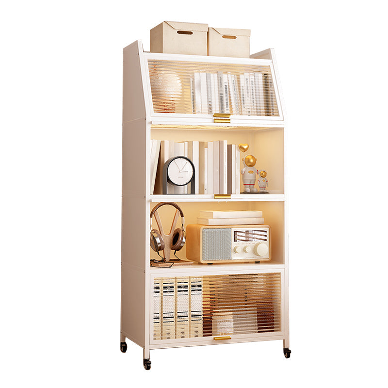 Metal Closed Back Standard Bookshelf Shelves Included Bookcase Clearhalo 'Bookcases' 'furn' 'furn_bookcases' 'Furniture' 'Office Furniture' 6821433