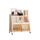 Metal Closed Back Standard Bookshelf Shelves Included Bookcase 31"L x 14"W x 32"H White Clearhalo 'Bookcases' 'furn' 'furn_bookcases' 'Furniture' 'Office Furniture' 6821436