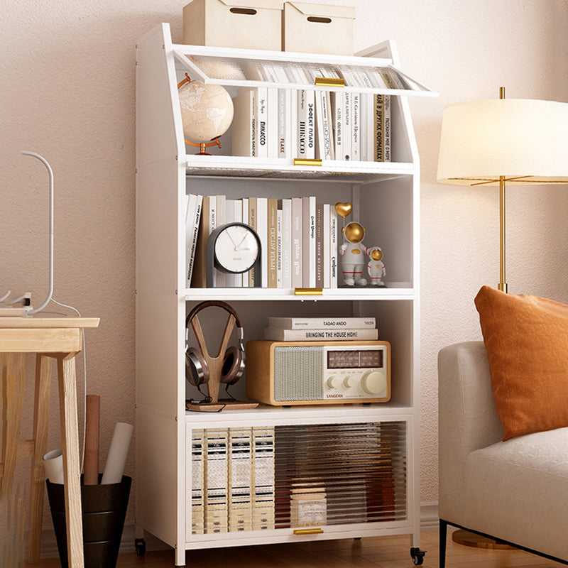 Metal Closed Back Standard Bookshelf Shelves Included Bookcase Clearhalo 'Bookcases' 'furn' 'furn_bookcases' 'Furniture' 'Office Furniture' 6821442