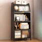 Metal Closed Back Standard Bookshelf Shelves Included Bookcase 23.6"L x 13.8"W x 57.9"H Black Clearhalo 'Bookcases' 'furn' 'furn_bookcases' 'Furniture' 'Office Furniture' 6821448
