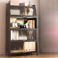 Metal Closed Back Standard Bookshelf Shelves Included Bookcase 31"L x 14"W x 58"H Black Clearhalo 'Bookcases' 'furn' 'furn_bookcases' 'Furniture' 'Office Furniture' 6821451
