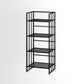 Metall Standard Bücherregal Modern Open Back Bookshelf mit Regalen