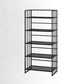 Metall Standard Bücherregal Modern Open Back Bookshelf mit Regalen