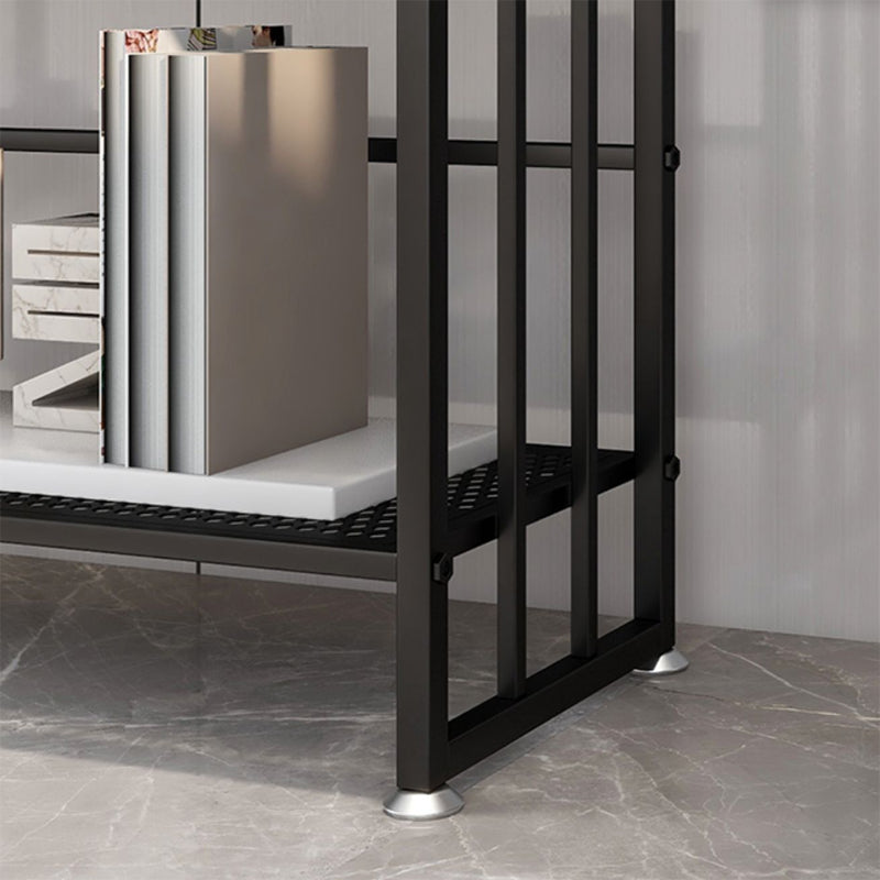 Metall Standard Bücherregal Modern Open Back Bookshelf mit Regalen