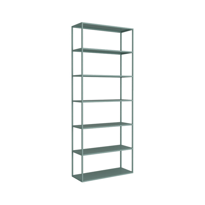 Scandinavian Etagere Bookcase Metal Open Back Bookshelf with Shelves