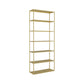 Scandinavian Etagere Bookcase Metal Open Back Bookshelf with Shelves