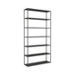 Scandinavian Etagere Bookcase Metal Open Back Bookshelf with Shelves