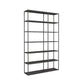 Scandinavian Etagere Bookcase Metal Open Back Bookshelf with Shelves