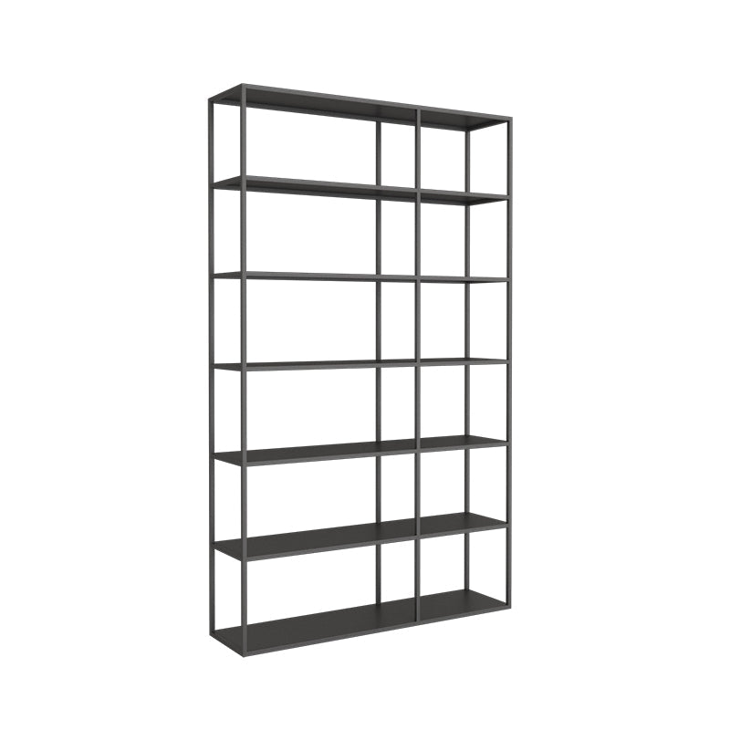 Scandinavian Etagere Bookcase Metal Open Back Bookshelf with Shelves