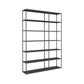 Scandinavian Etagere Bookcase Metal Open Back Bookshelf with Shelves