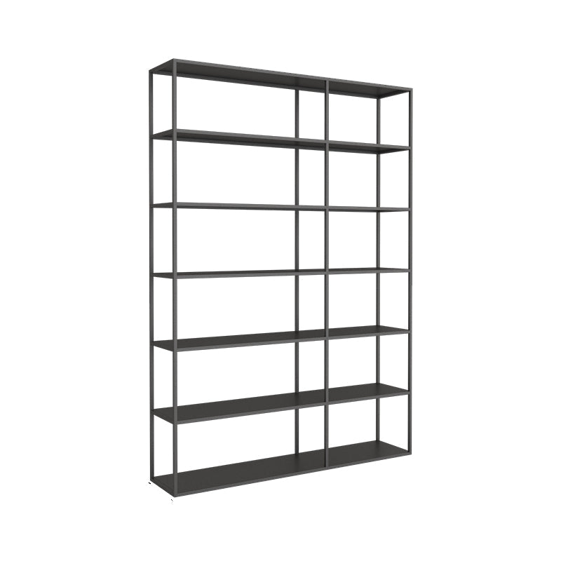 Scandinavian Etagere Bookcase Metal Open Back Bookshelf with Shelves