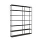 Scandinavian Etagere Bookcase Metal Open Back Bookshelf with Shelves