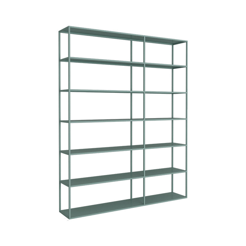 Scandinavian Etagere Bookcase Metal Open Back Bookshelf with Shelves