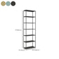 Scandinavian Etagere Bookcase Metal Open Back Bookshelf with Shelves