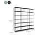 Scandinavian Etagere Bookcase Metal Open Back Bookshelf with Shelves