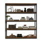 Wooden Etagere Bookcase Industrial Open Back Bookshelf with Shelves Clearhalo 'Bookcases' 'furn' 'furn_bookcases' 'Furniture' 'Office Furniture' 6821540