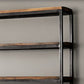 Wooden Etagere Bookcase Industrial Open Back Bookshelf with Shelves Clearhalo 'Bookcases' 'furn' 'furn_bookcases' 'Furniture' 'Office Furniture' 6821544