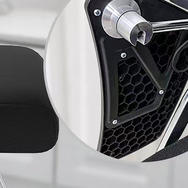 Eigentijdse stijl conferentie stoel metalen frame bureaustoel met arm