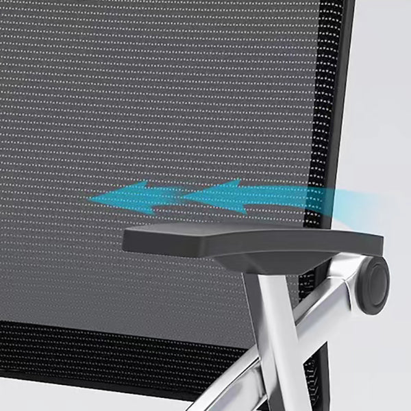 Eigentijdse stijl conferentie stoel metalen frame bureaustoel met arm