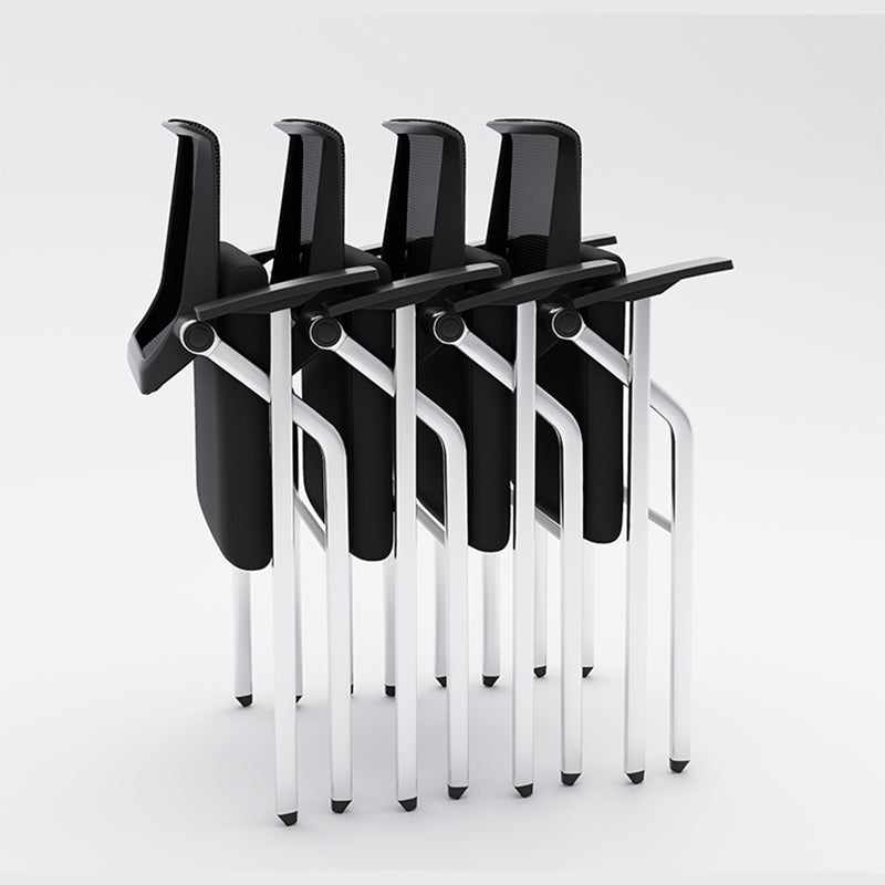 Eigentijdse stijl conferentie stoel metalen frame bureaustoel met arm