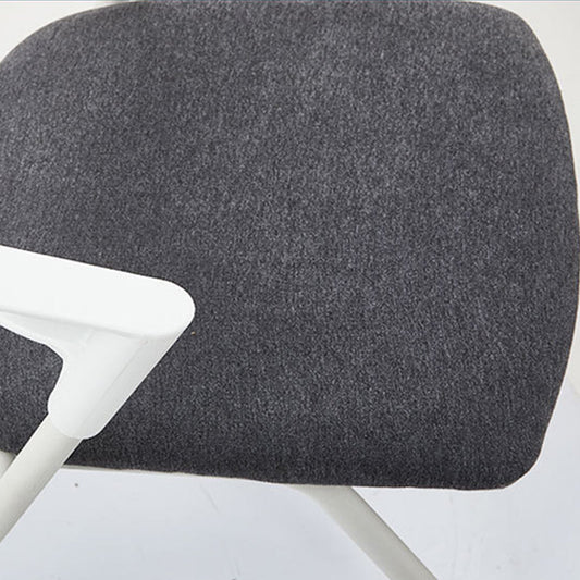 Silla de conferencia de estilo moderno silla de oficina de marco de metal con brazo