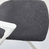 モダンスタイルの会議椅子腕付き金属フレームオフィス椅子