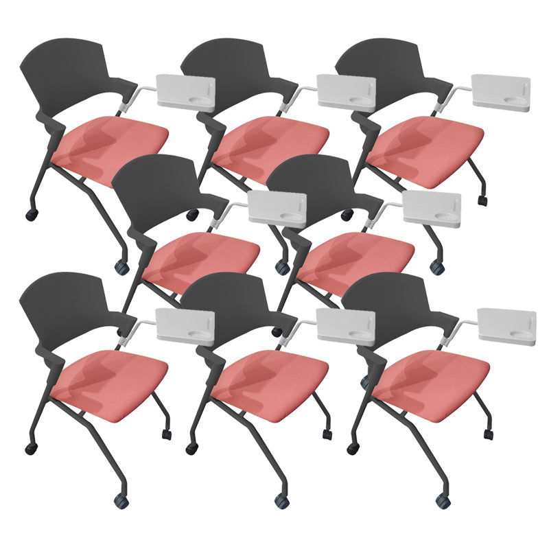 モダンスタイルの会議椅子腕付き金属フレームオフィス椅子