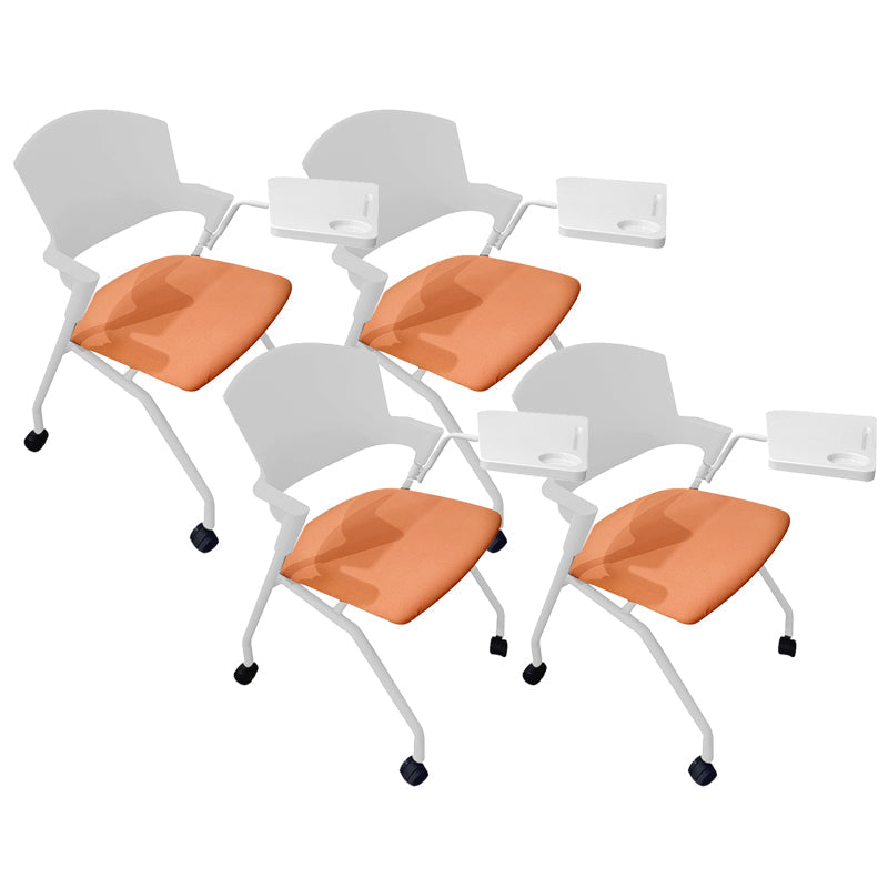 モダンスタイルの会議椅子腕付き金属フレームオフィス椅子