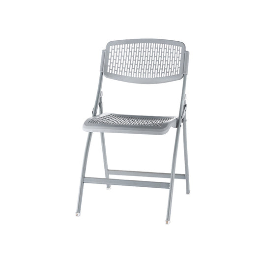 Silla de oficina plástica marco de metal silla de oficina contemporánea sin brazo