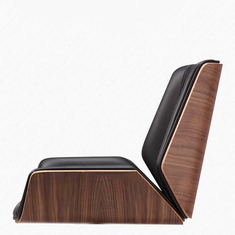 Armloze bureau stoel modern geen pijnlijke lederen bureaustoel met wielen