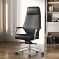Fixed Arms Desk Chair Modern No Distressing Leather Ergonomic Office Chair
