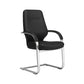 Fixed Arms Desk Chair Modern No Distressing Leather Ergonomic Office Chair