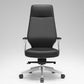 Fixed Arms Desk Chair Modern No Distressing Leather Ergonomic Office Chair