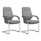 Fixed Arms Desk Chair Modern No Distressing Leather Ergonomic Office Chair