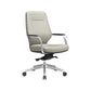 Fixed Arms Desk Chair Modern No Distressing Leather Ergonomic Office Chair
