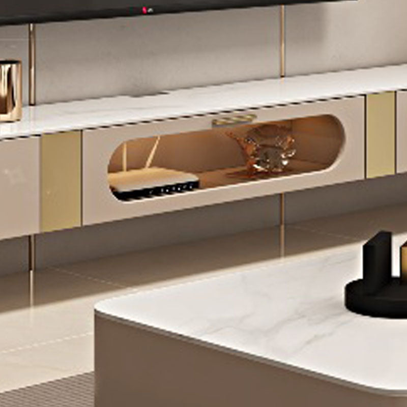 Console porta TV Glam Console TV con contenitore chiuso con cassetti