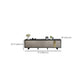 Glass TV Stand Console Enclosed Storage TV Console with 3 Drawers Clearhalo 'furn' 'furn_tv_stands_entertainment_centers' 'Furniture' 'Living Room Furniture' 'TV Stands & Entertainment Centers' 'TV Stands & Media Storage Furniture' 'tv_stands_entertainment_centers' 6822178